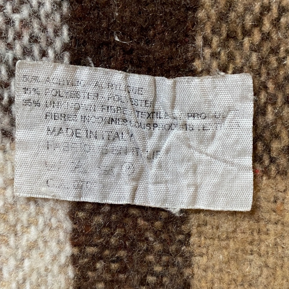 Blanket Plaid Neutral - Picture 5 of 5